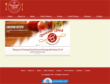 Tablet Screenshot of personaltoucheatery.ca